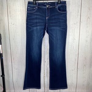 Inc denim woman’s jeans boot leg curvy size 8
